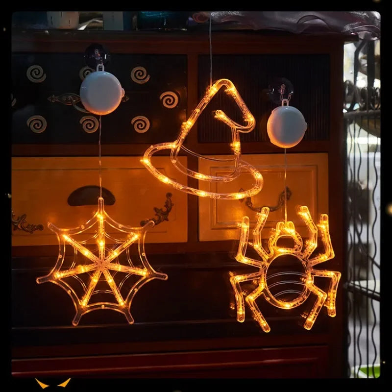 Glowing Halloween LED Window Lights