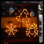 Glowing Halloween LED Window Lights