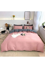 Cozy Solid Color Bedding Set