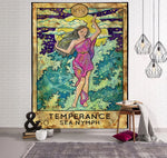 Psychedelic Witchcraft Tarot Tapestry