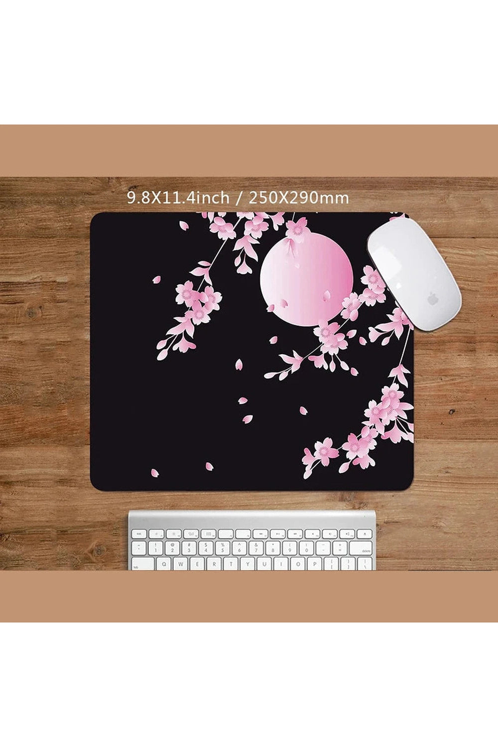 Floral Pink Non-Slip Deskmat