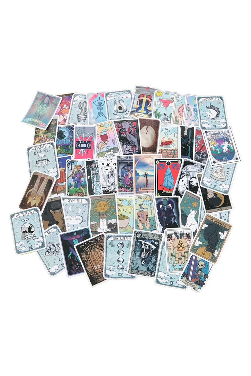 Fortune Tarot Doodle Scrapbooking Stickers