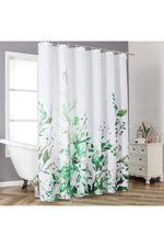 Floral Print Decor Shower Curtain