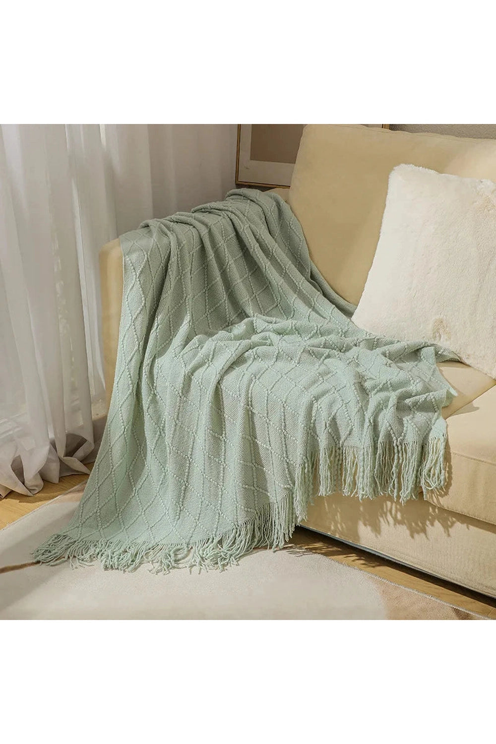 Sand Dunes Textured Throw Blanket