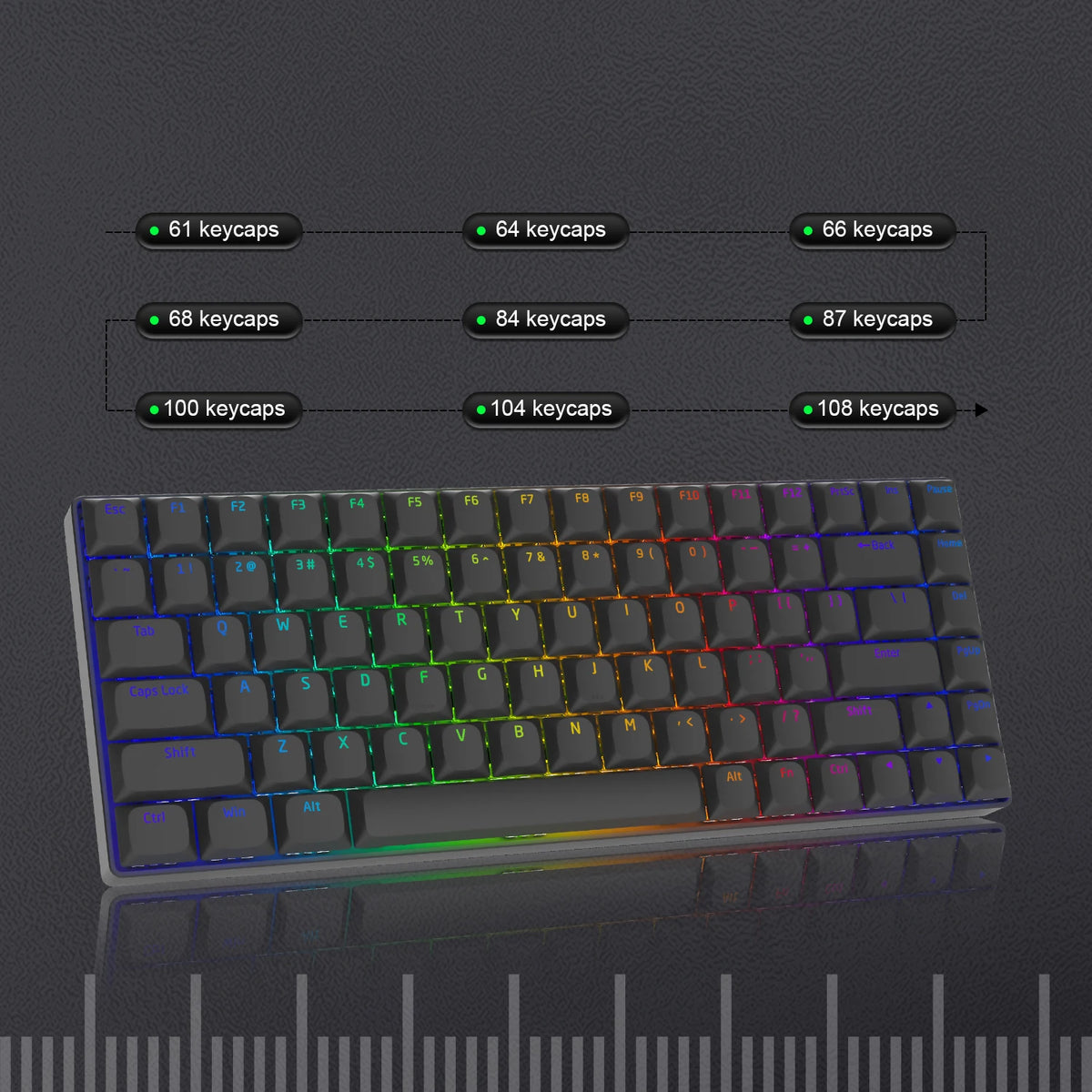 Horizon Low Profile Keycaps