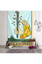 Wall Hanging Boho Decor Witchcraft Tapestry Girl Moon Home