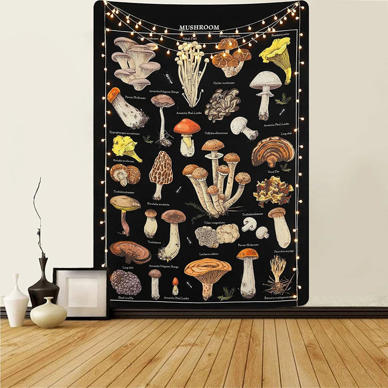 Enchanted Forest Witchcraft Tapestry