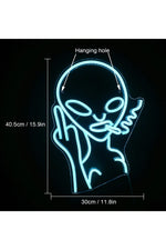 Alien Hip Hop Neon