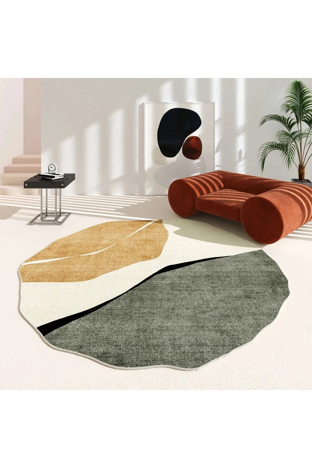 Modern Abstract Flow Rug