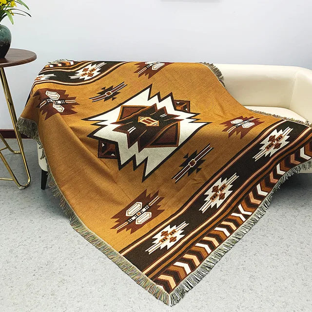 Southwestern Desert Boho Blanket