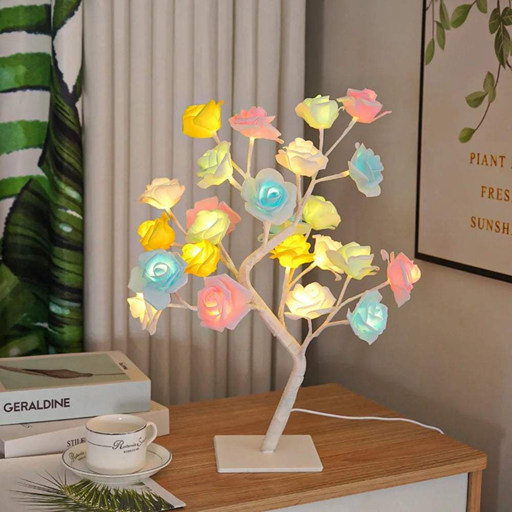 Blossoming Rose Tree Lamp