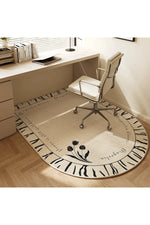 Tranquil Workspace Oval Rug