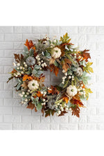 Halloween Harvest Pumpkin Wreath