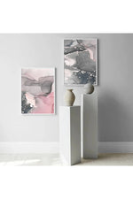 Pink Marble Canvas Poster