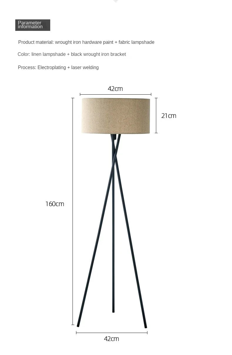 Minimalist Tripod Floor Lamp