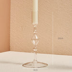 Crystal Aura Taper Candle Holders