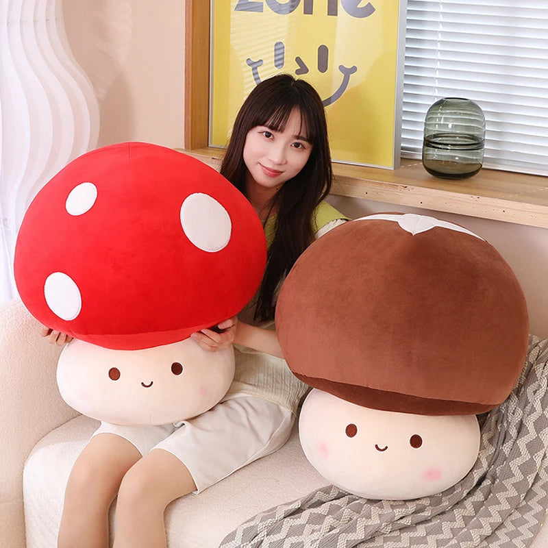 Happy Mushroom Plush Toy