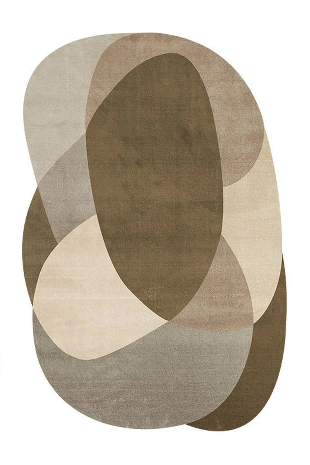 Forest Harmony Abstract Rug