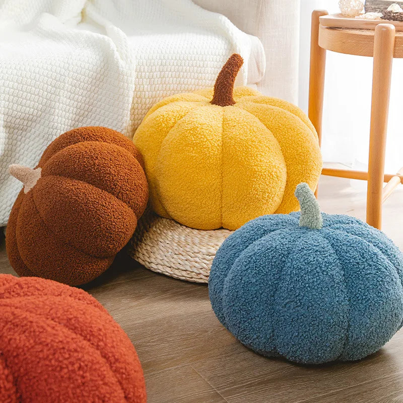 Pumpkin Plush Halloween Cushion