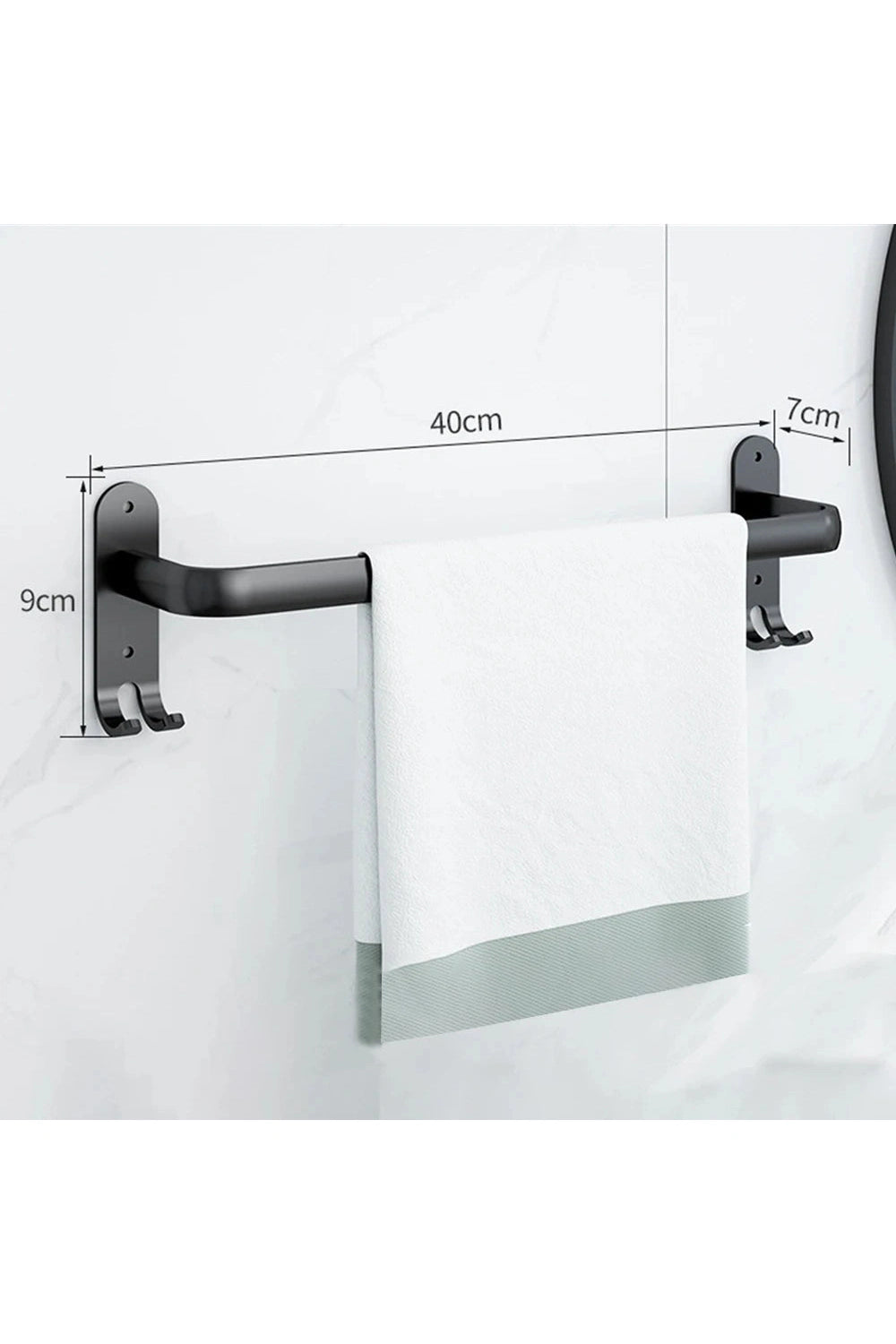 Space-Saving Towel Shelf