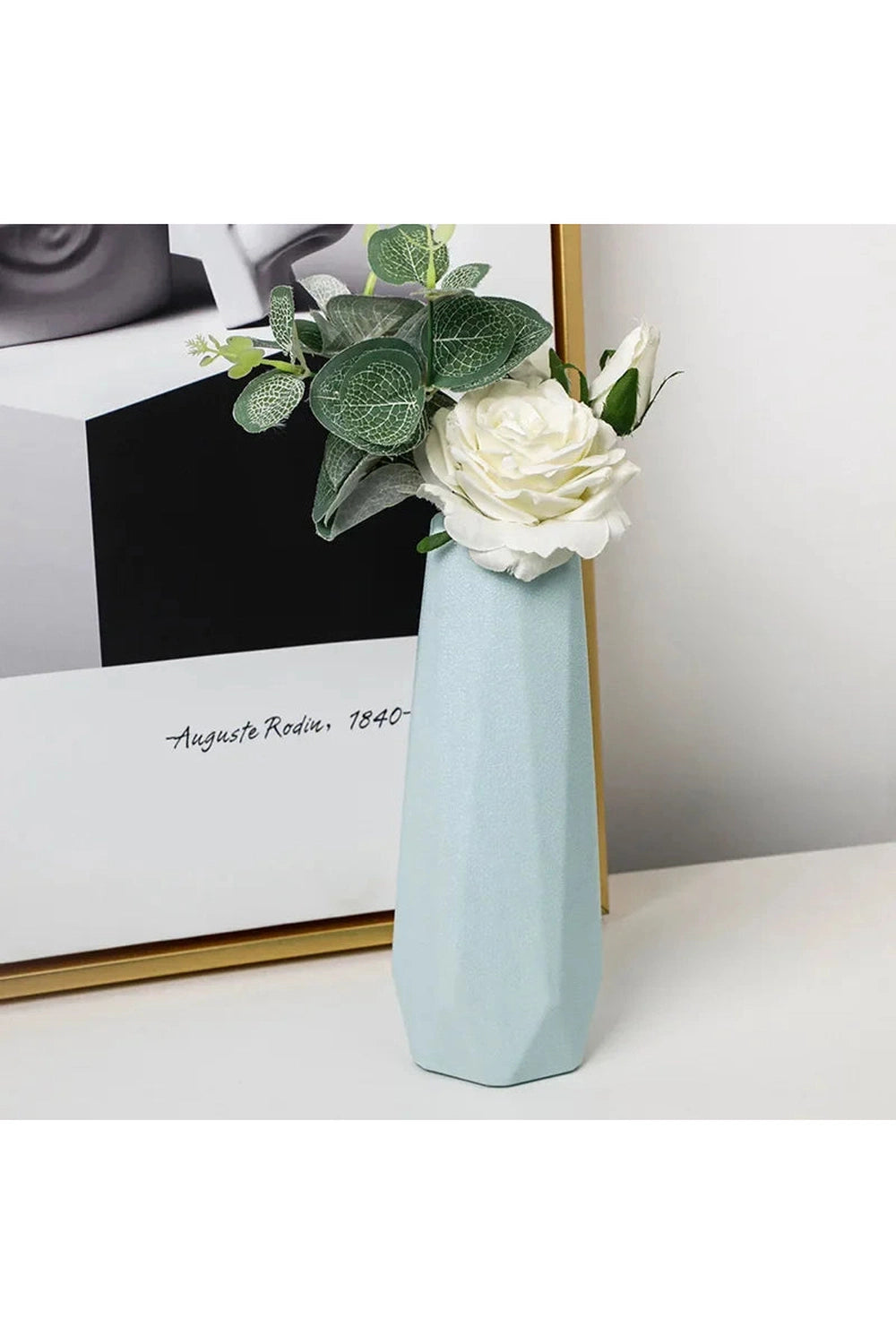 Pastel Geometric Elegance Vases