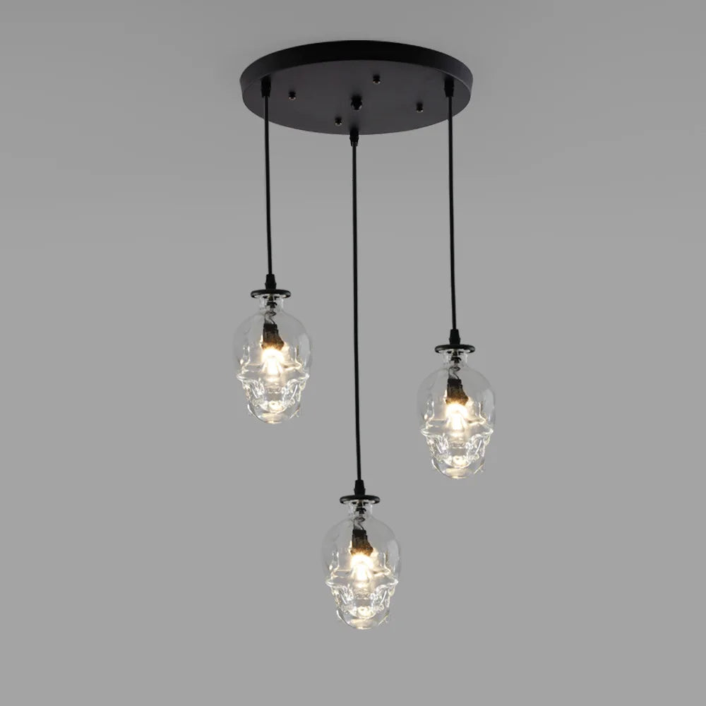 Crystal Skull Pendant Lights