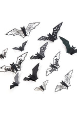 Spooky Starry Night Bat Stickers