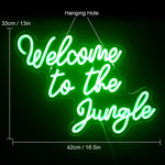 Jungle Welcome Neon Sign