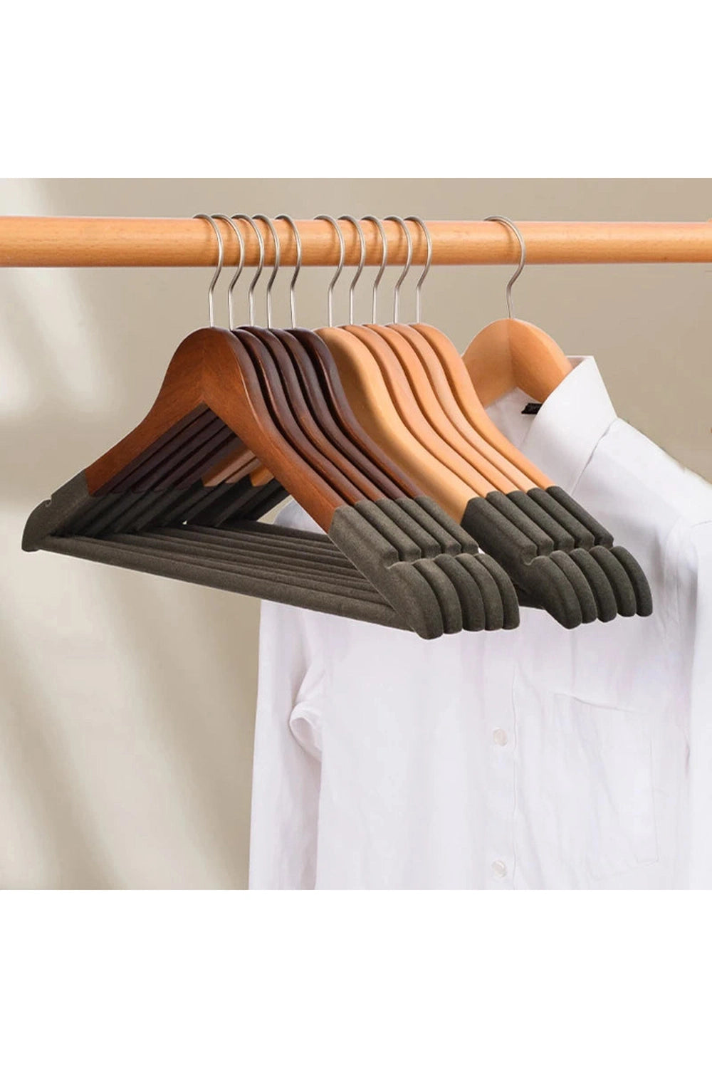 Premium Wooden Suit Hangers