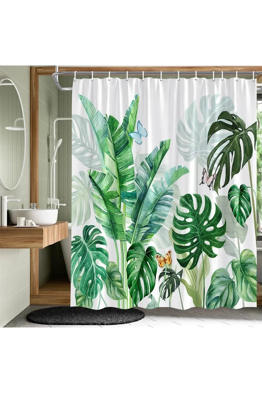 Garden Leaves Shower Curtain