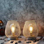 Herbstdekor Industrielle Glow Mesh Lampe