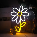 Neon Daisy Glow Sign