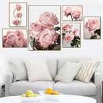 Pink Rose Canvas Poster