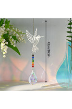 Golden Butterfly Prism Suncatcher