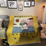 Retro Kombucha Art Blanket