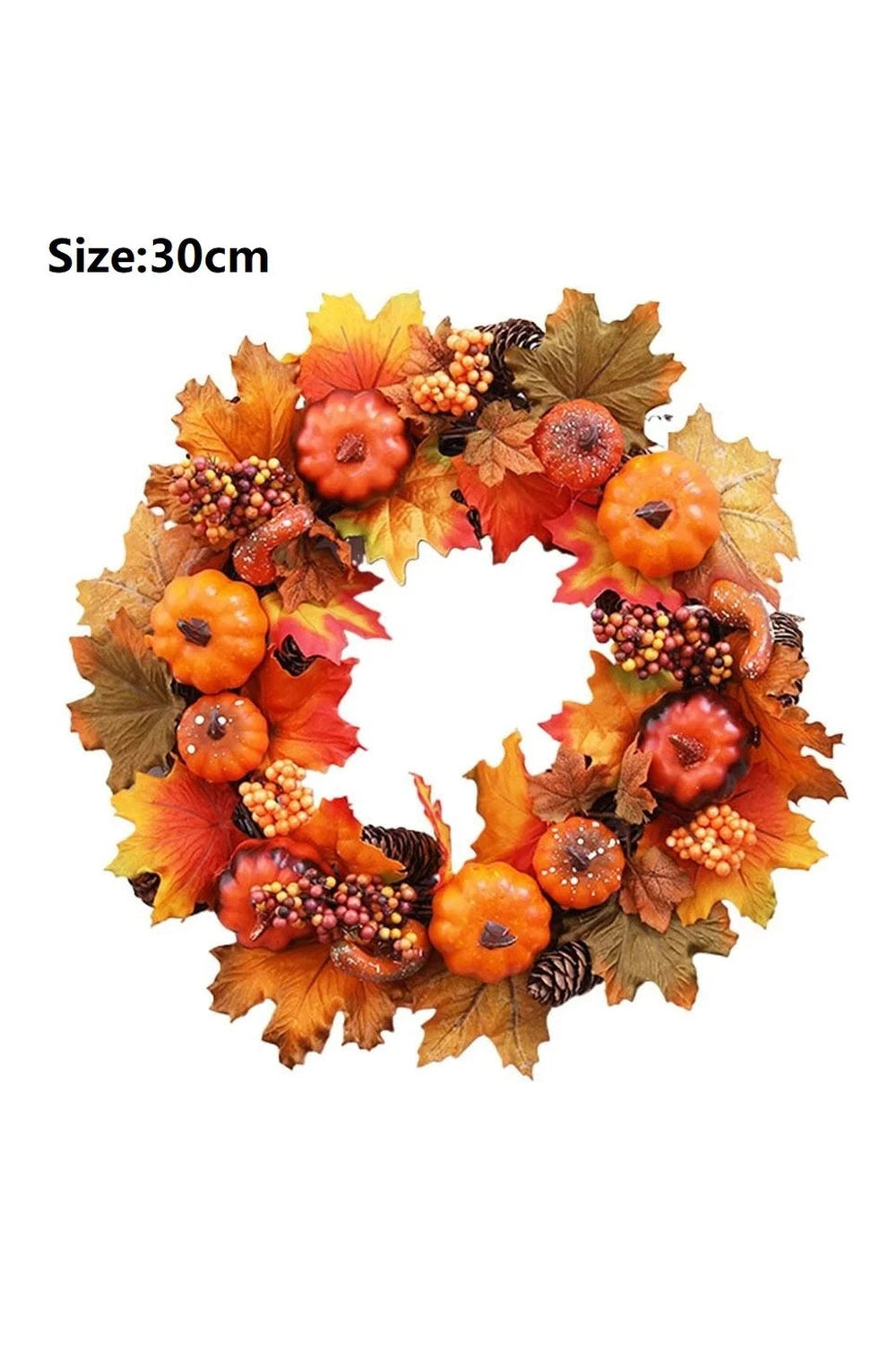 Fall Blaze Maple Wreath