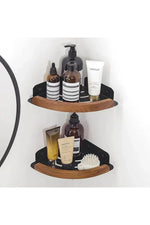 Bathroom shelves，wood towel bars no punching toilet storage shelf bathroom organizer and storage bathroom accessories towel rack