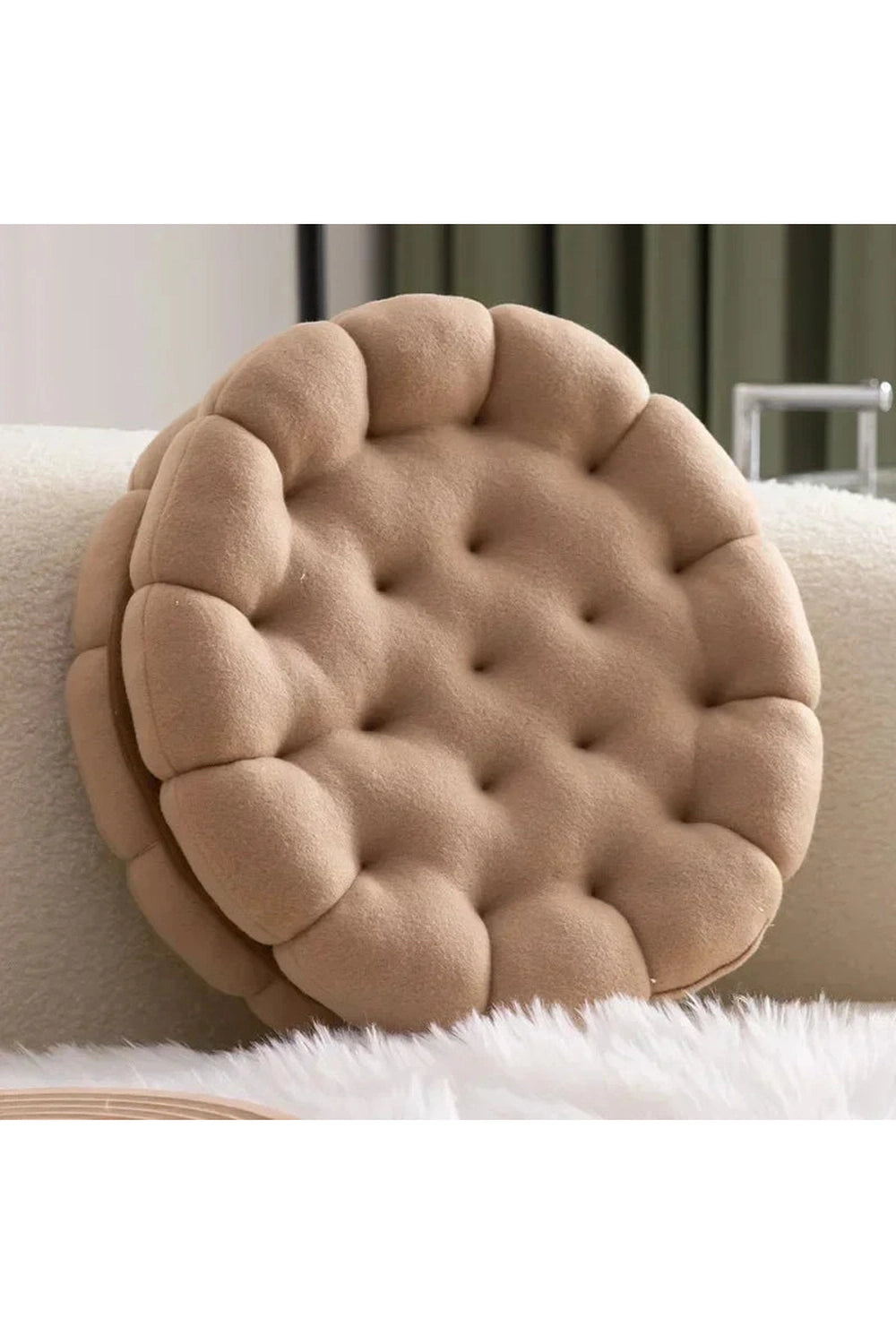 Ins Sandwich Biscuit Sofa Cushion Soft Comfortable Thick Seat Cushion Living Room Bedroom Home Decor Throw Pillow Back Cushions