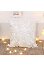 Romantic 3D Rose Pillow Case