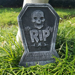 Halloween Skull RIP Yard Tombstone