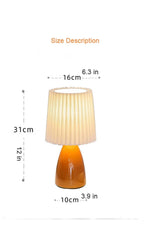 Pleated Girl Bedside Lamp