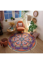 Persian Style Round Rug