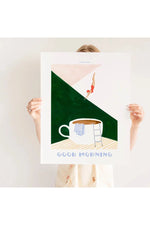 Good Morning Coffee Canvas Poster