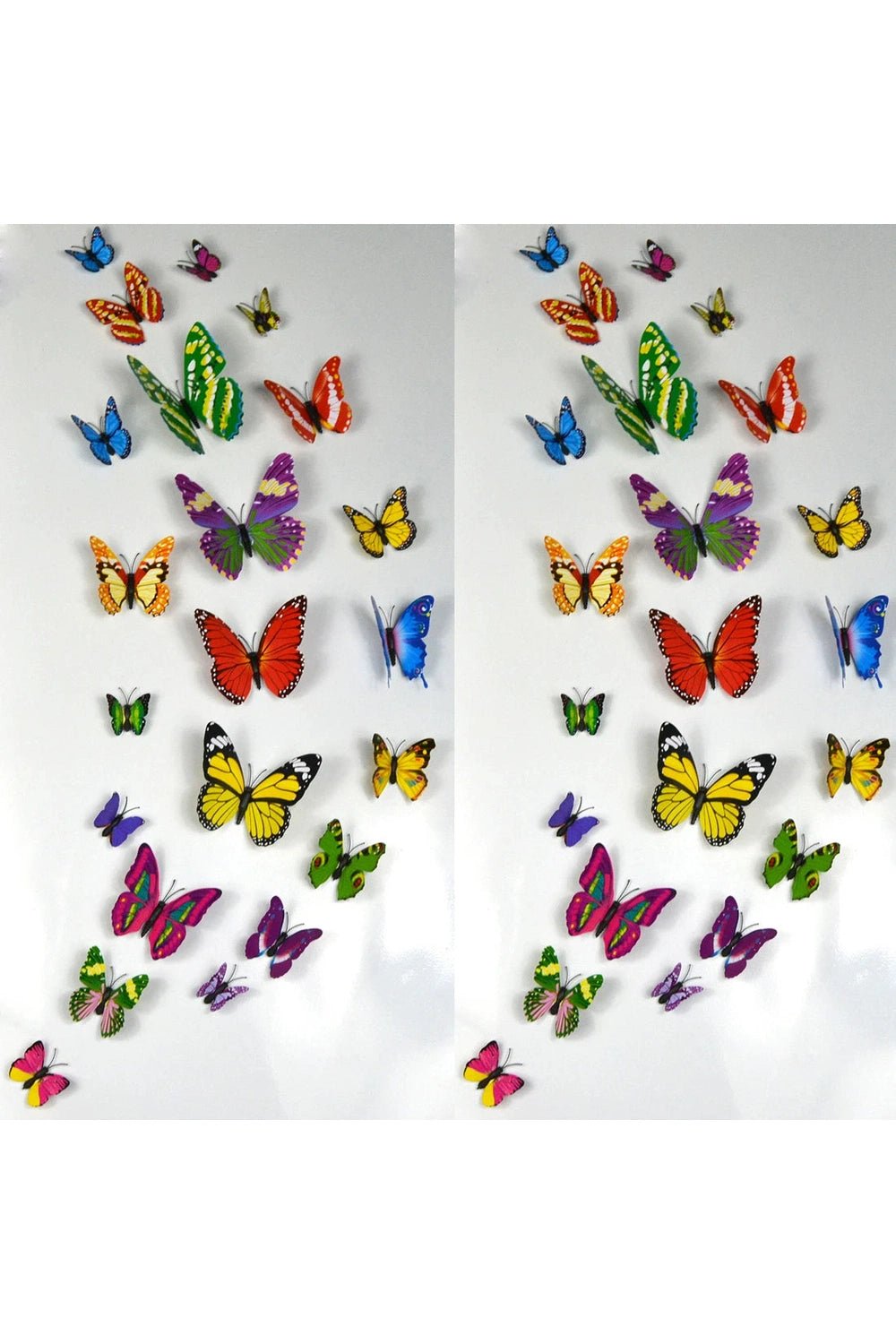 Colorful 3D Butterfly Stickers