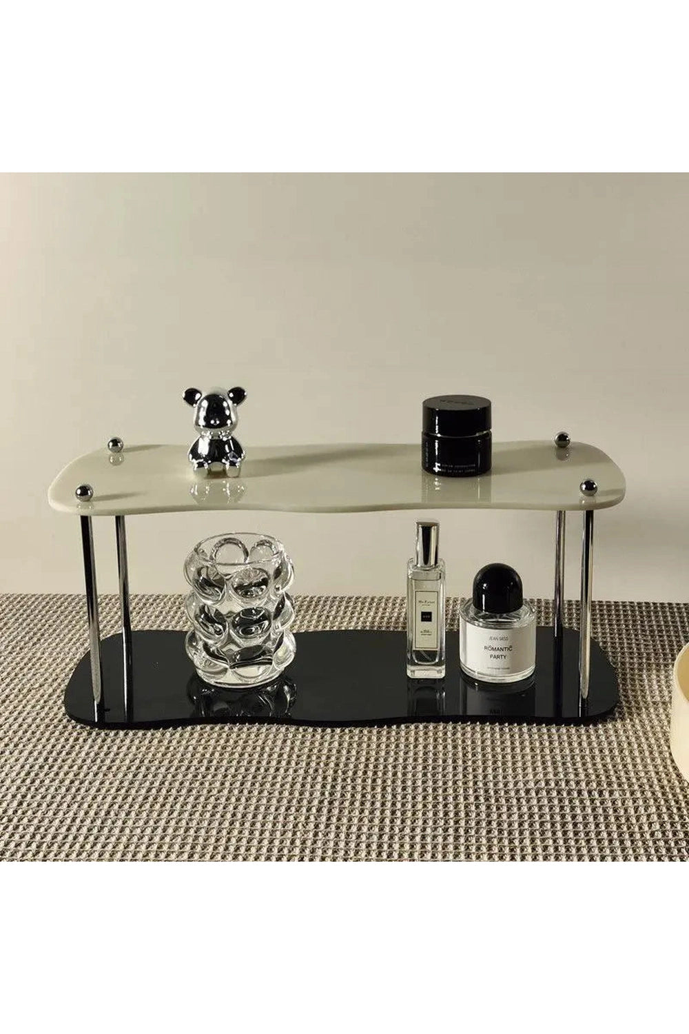 Elegant Two-Tier Display Shelf