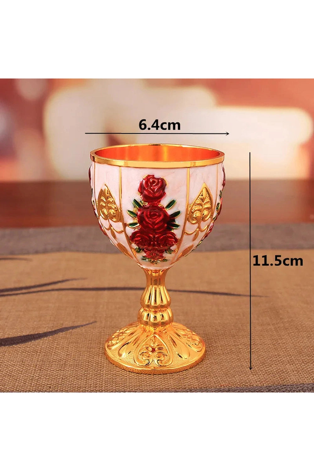 Dragon Relievo Wine Goblet