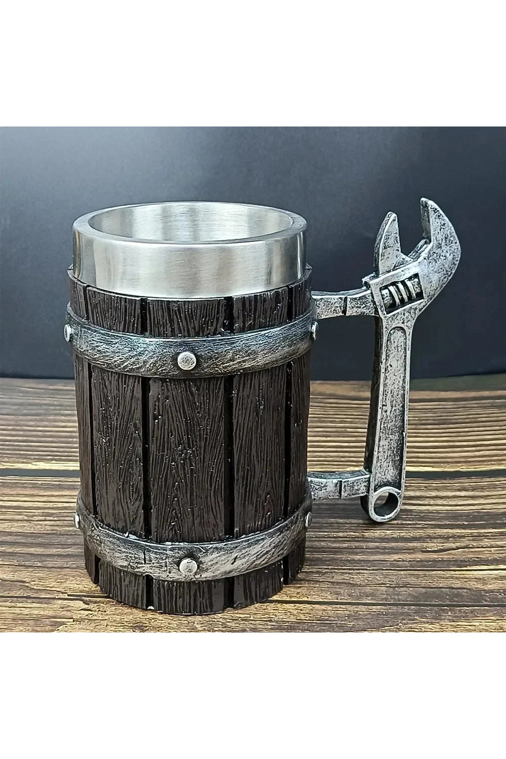 Vintage Oak Barrel Cup