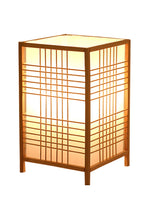 Zen Bamboo Grid Table Lamp