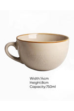 Large Ceramic Breakfast Cup