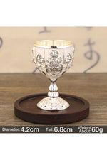 Floral Engraved Retro Goblet